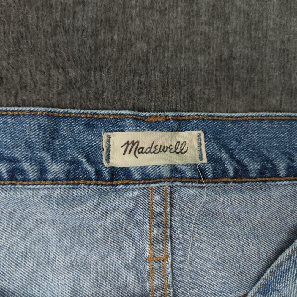 Madewell Jeans Womens 31 Blue Retro Crop Boot Cut High Rise Western Cowgirl - Picture 9 of 16